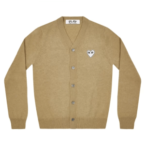 PLAY MENS CARDIGAN WHITE