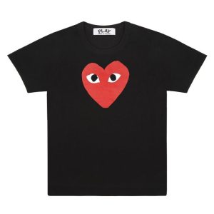 PLAY Tee-SHIRT LARGE RED HEART PLAY Tee-SHIRT LARGE RED HEART