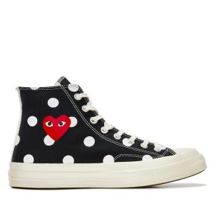 Converse Red Heart Polka