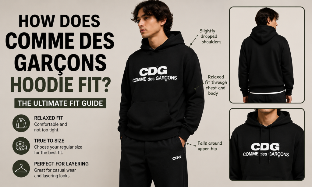 How Does a Comme Des Garcons Hoodie Fit?