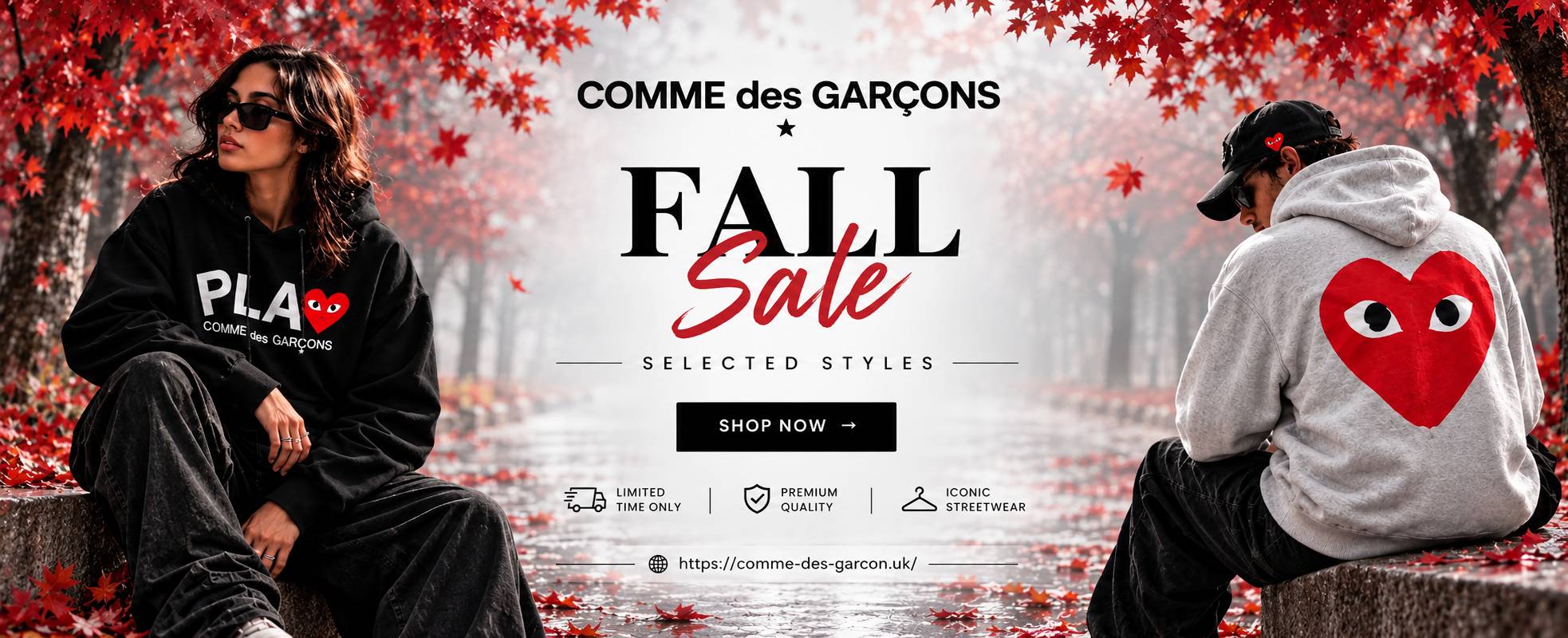 Comme Des Garcons banner Comme Des Garcons banner